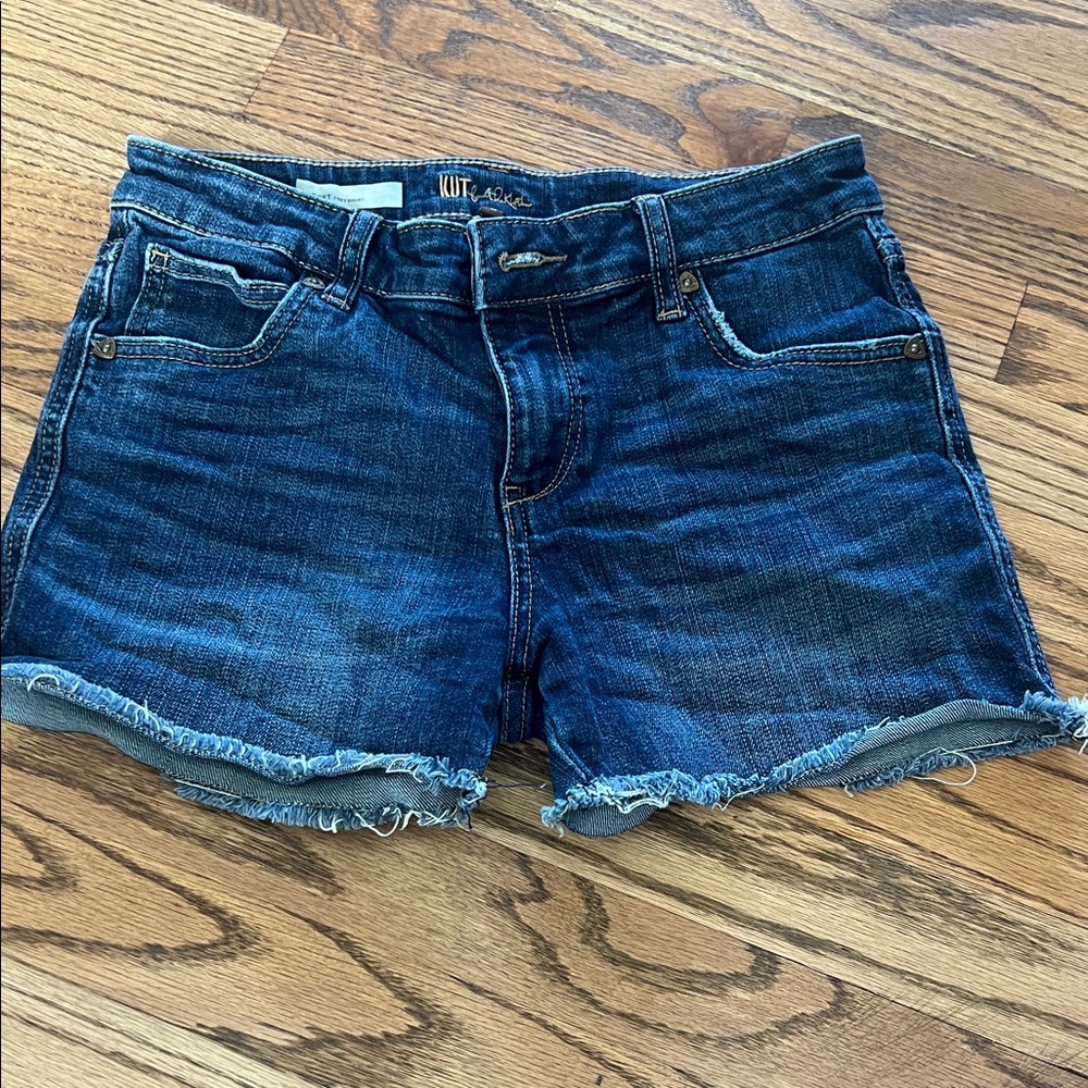 Kut from the Kloth Dark Blue Jean Shorts